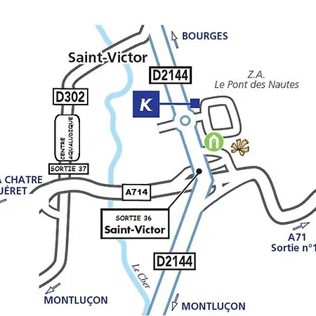 Kyriad Montluçon - Victor Saint-Victor-des-Oules